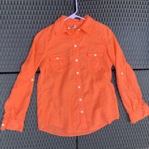 Old Navy Linen Button Down Shirt